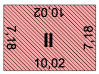 Lageplan-Schraffur