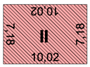 Lageplan-Schraffur